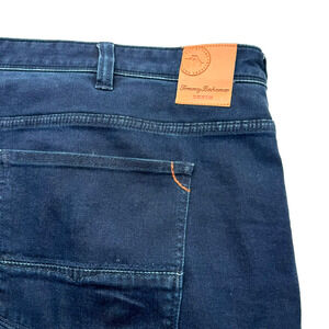 TOMMY BAHAMA Men's‎ 54x30 Dark Wash Indigo Blue Jeans Straight Stretch Soft EUC